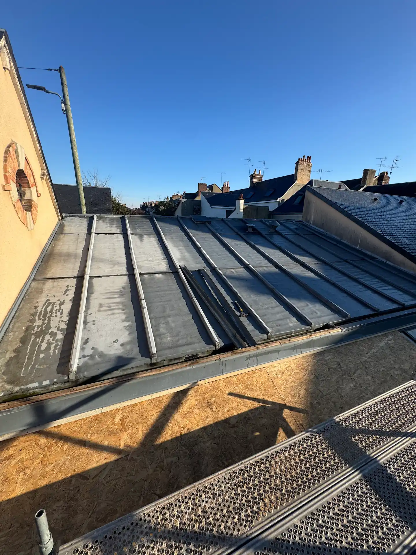 Zinguerie avant après